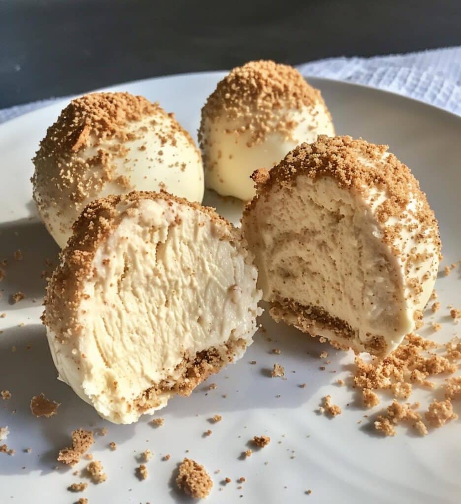 Eggnog truffles