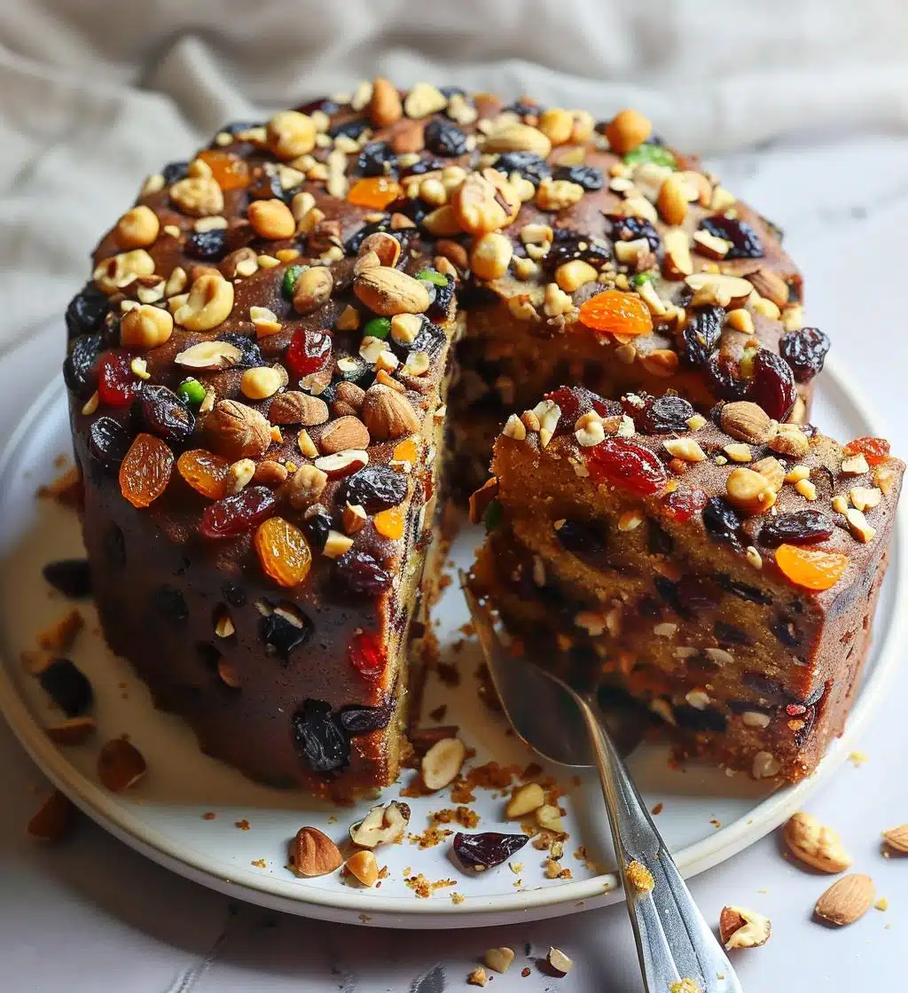 English fruitcake - detail 1