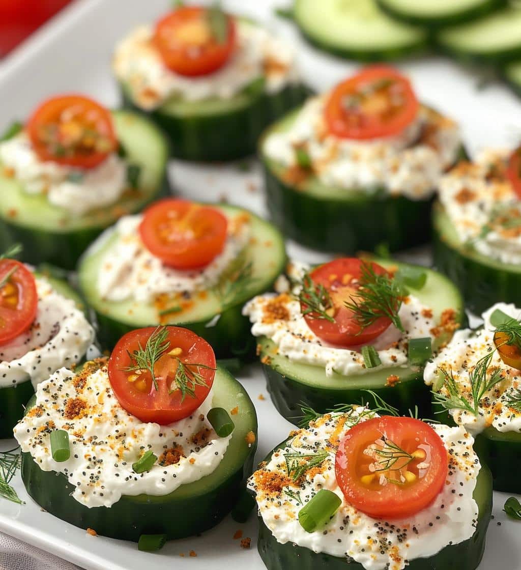 Everything Bagel Cucumber Bites - detail 1