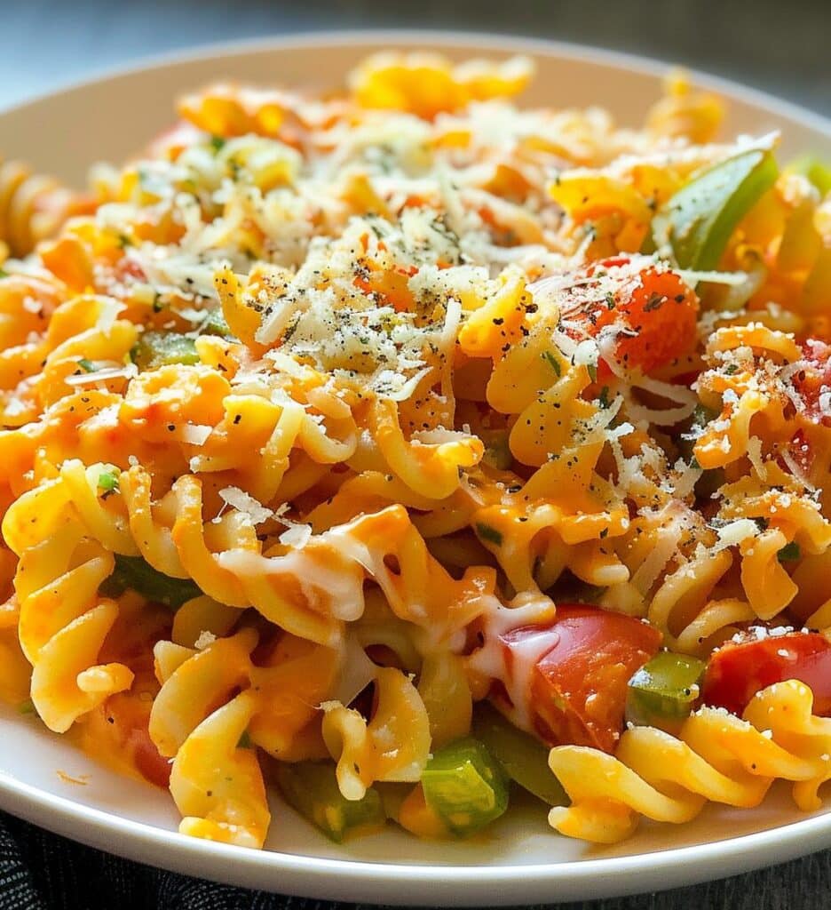 Festive Rotel Pasta Fiesta Dinner Idea