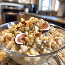 Fig + Almond Overnight Barley: 5 Ways to Love Your Mornings