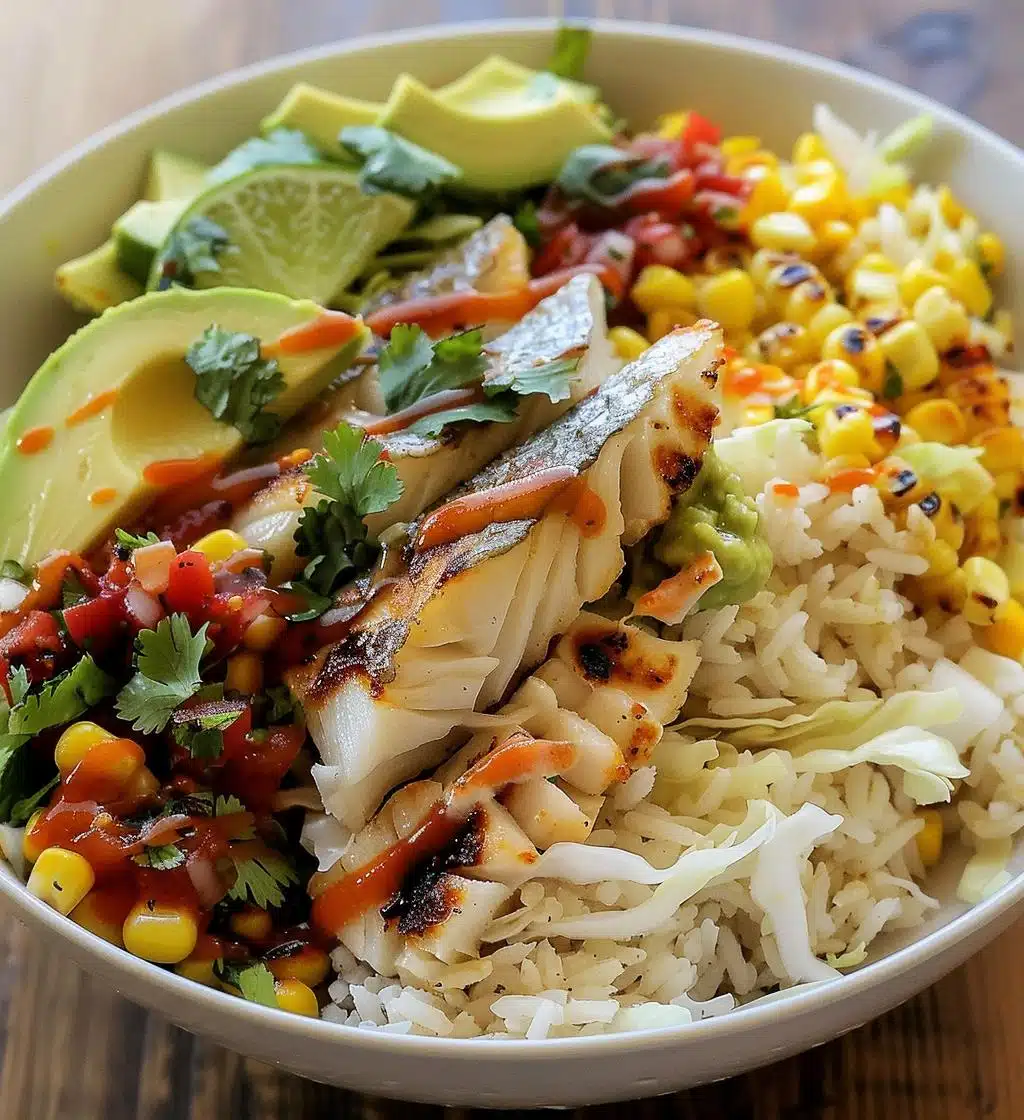 Fish Taco Bowls - detail 1