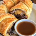 French Dip Roll Ups