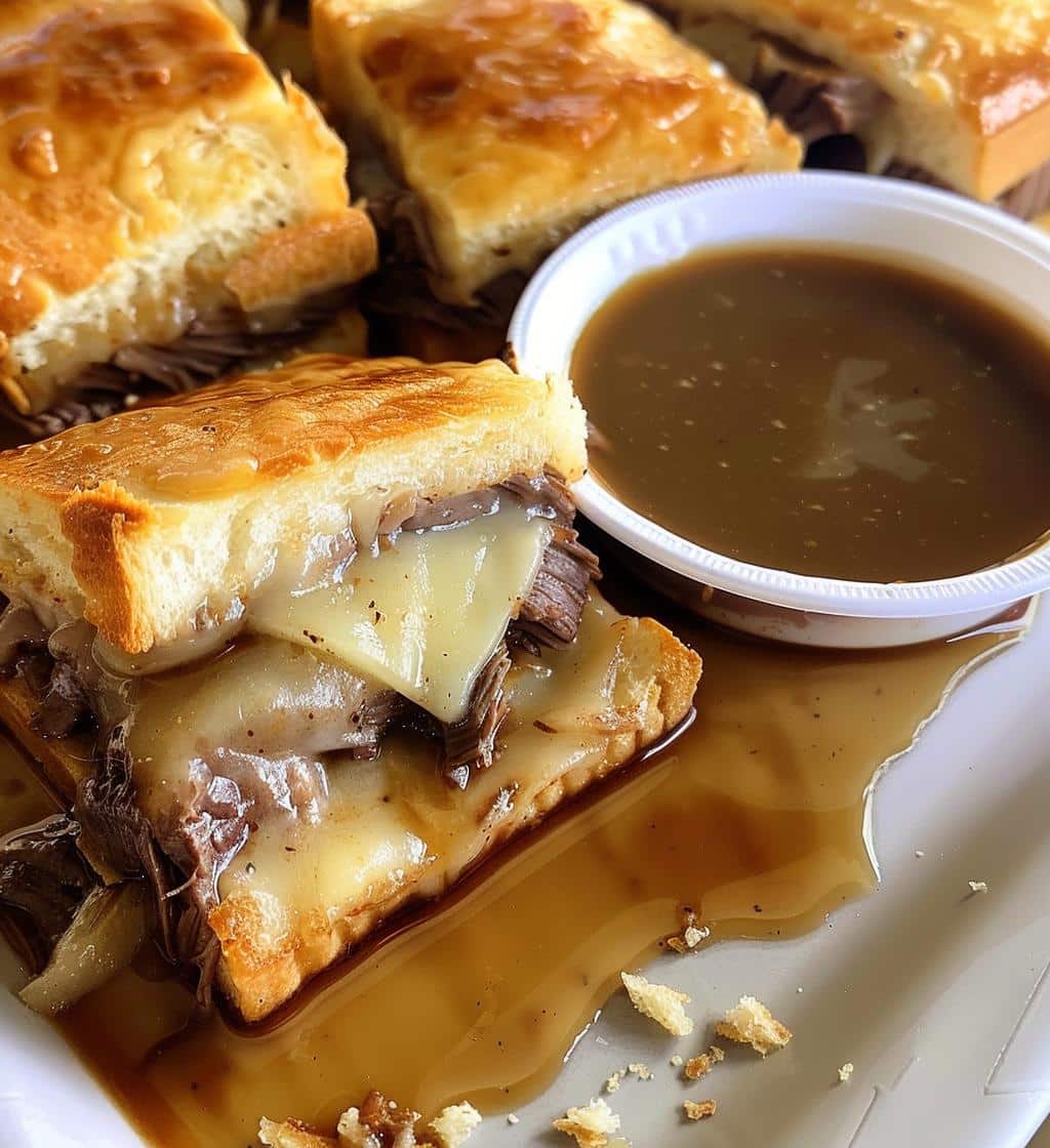 French Dip Squares - detail 1