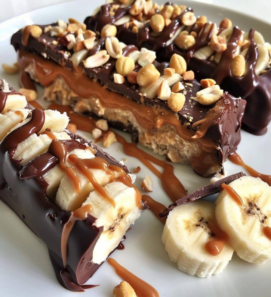 Frozen Banana Snickers