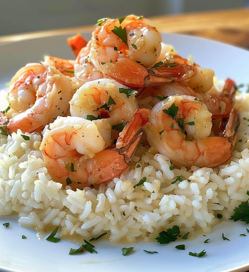Garlic Butter Shrimp Rice
