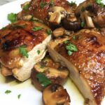 Garlic Mushroom Chicken Thighs