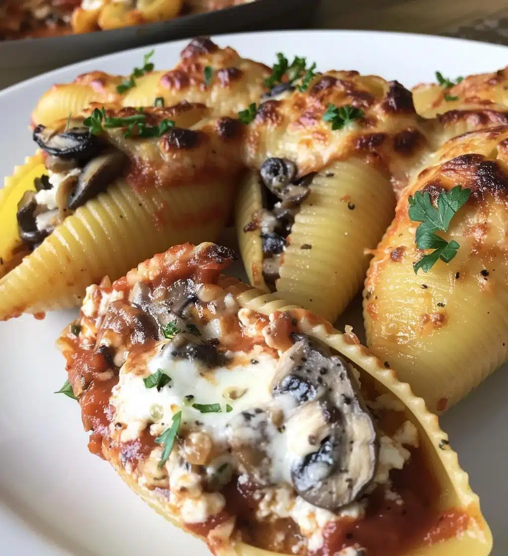 Garlic Mushroom Stuffed Shells - detail 1