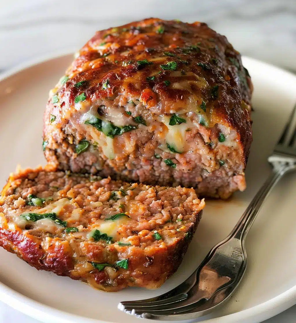 Garlic Parmesan Meatloaf - detail 1