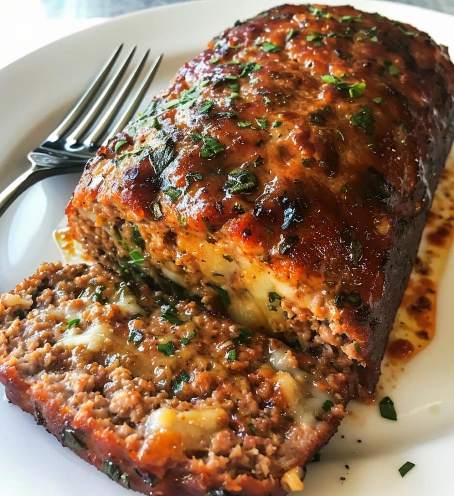Garlic Parmesan Meatloaf