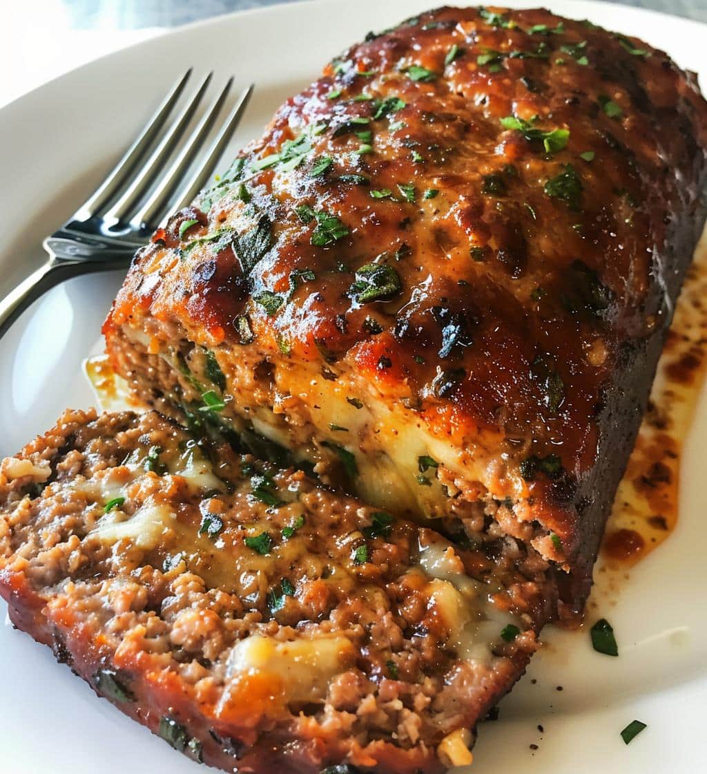 Garlic Parmesan Meatloaf