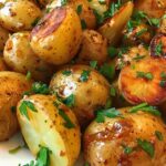 Garlic Sauce Baby Potatoes