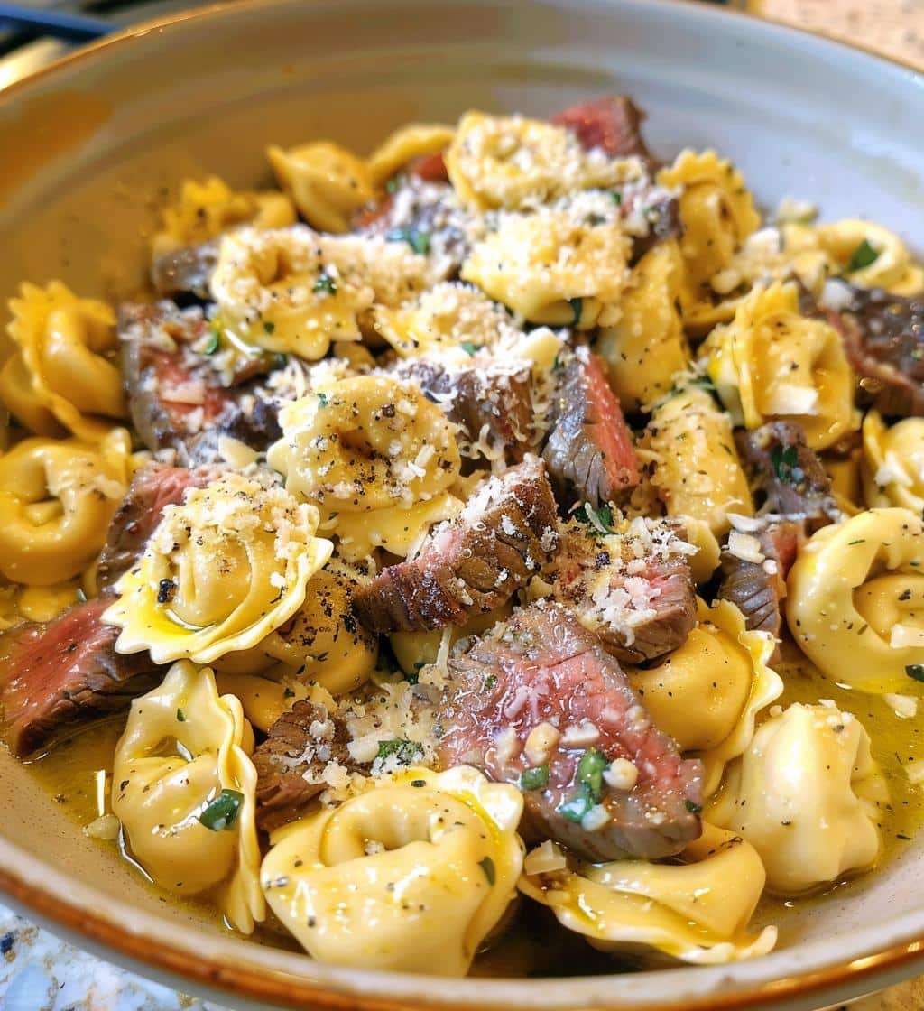 Garlic Steak Tortellini