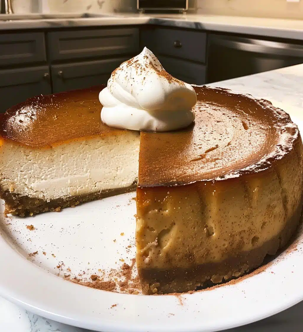 Gingerbread cheesecake - detail 1