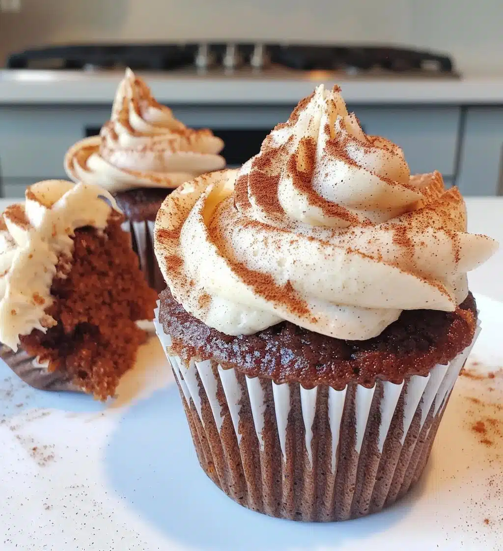 Gingerbread cupcakes - detail 1