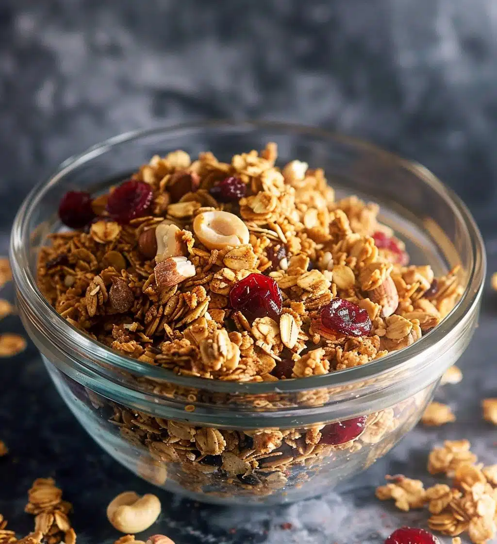 Gingerbread granola - detail 1