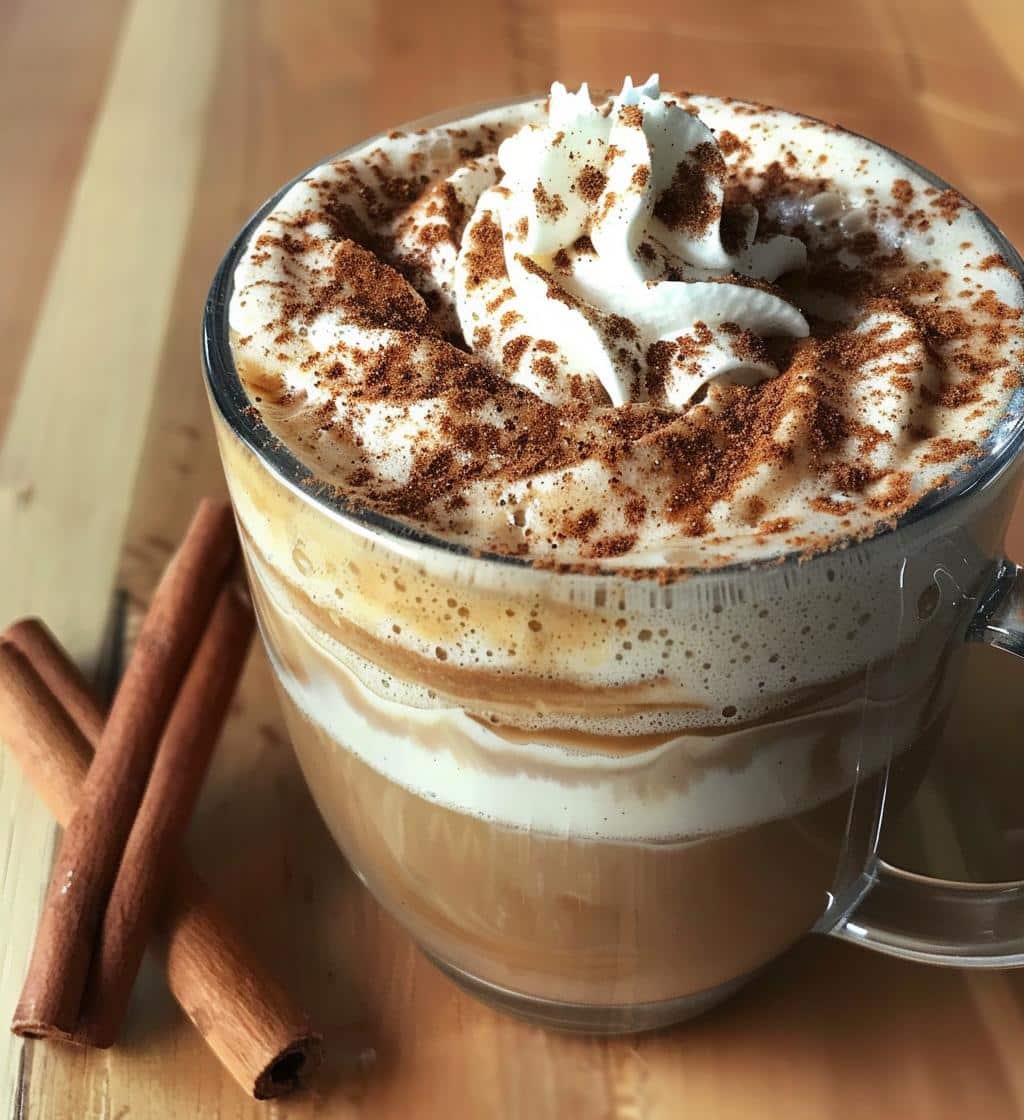 Gingerbread latte - detail 1