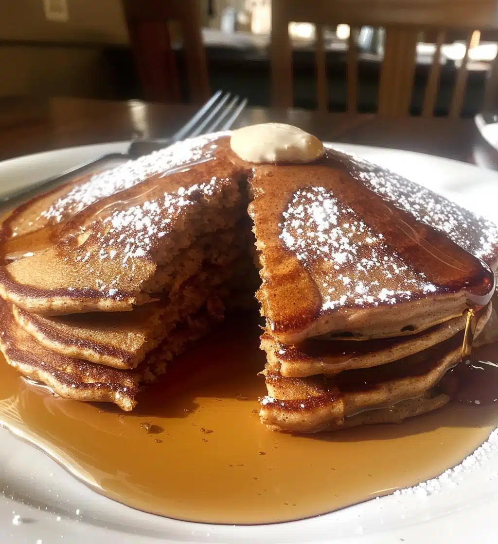 Gingerbread pancakes - detail 1