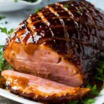 Glazed ham