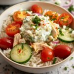 Greek Chicken Bowl with Tzatziki