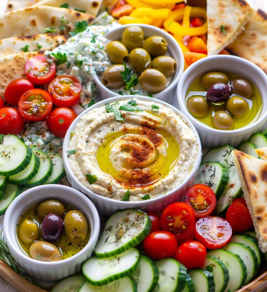 Greek Hummus Platter
