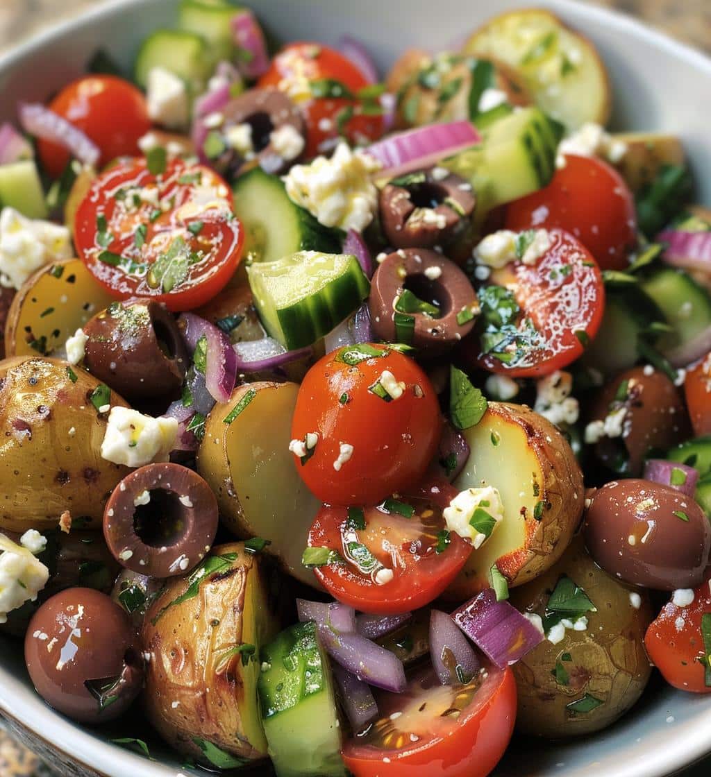 Greek Potato Salad - detail 1