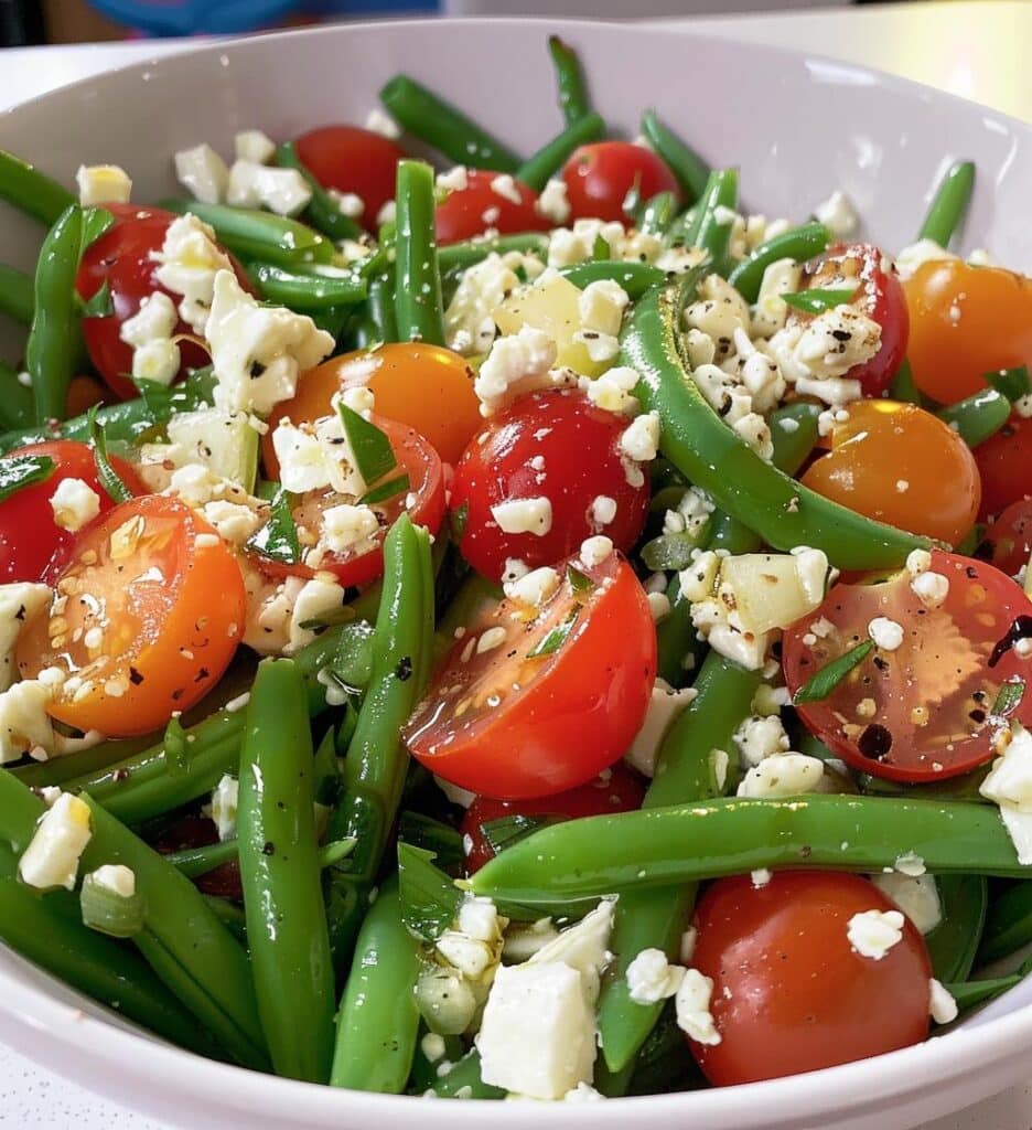 Green Bean Feta Salad