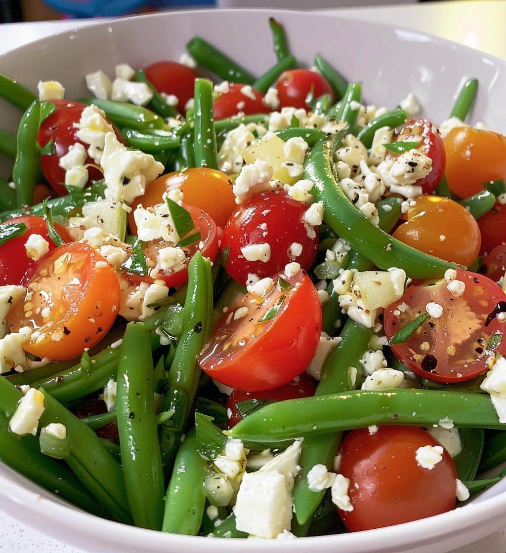Green Bean Feta Salad