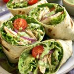 Green Goddess Chicken Salad Wraps