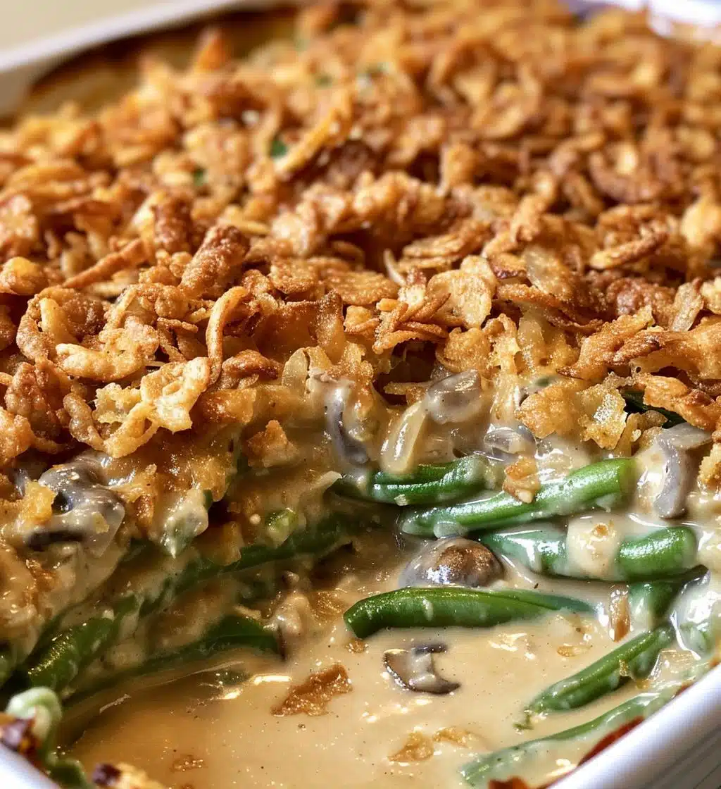 Green bean casserole - detail 1