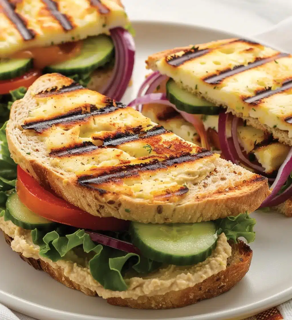 Grilled Halloumi Sandwiches - detail 1