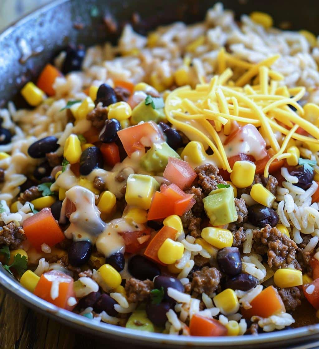 Ground Beef Taco Skillet