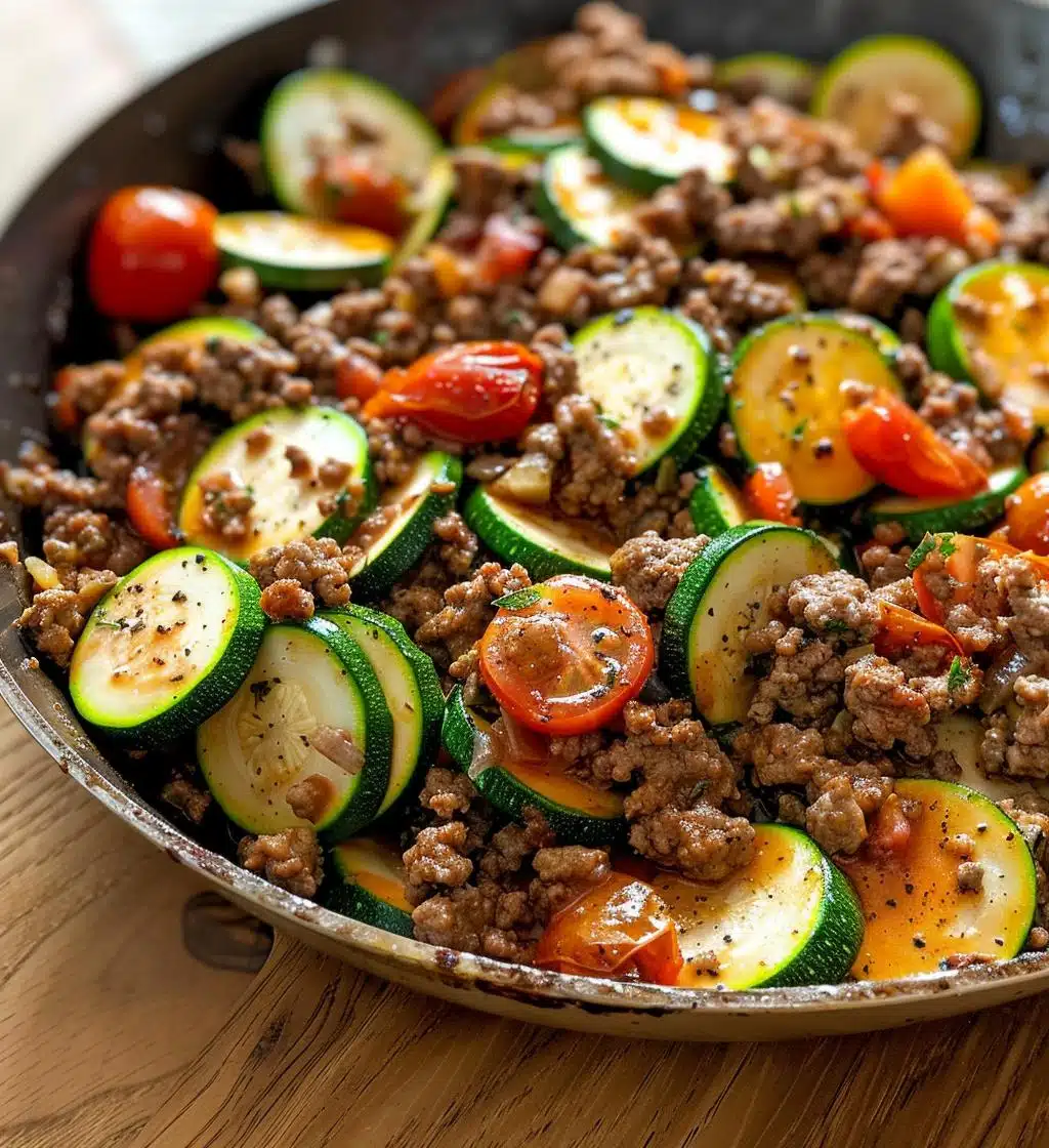 Ground Beef Zucchini Skillet - detail 1