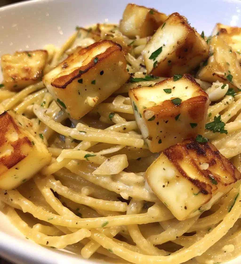 Halloumi Carbonara - detail 1