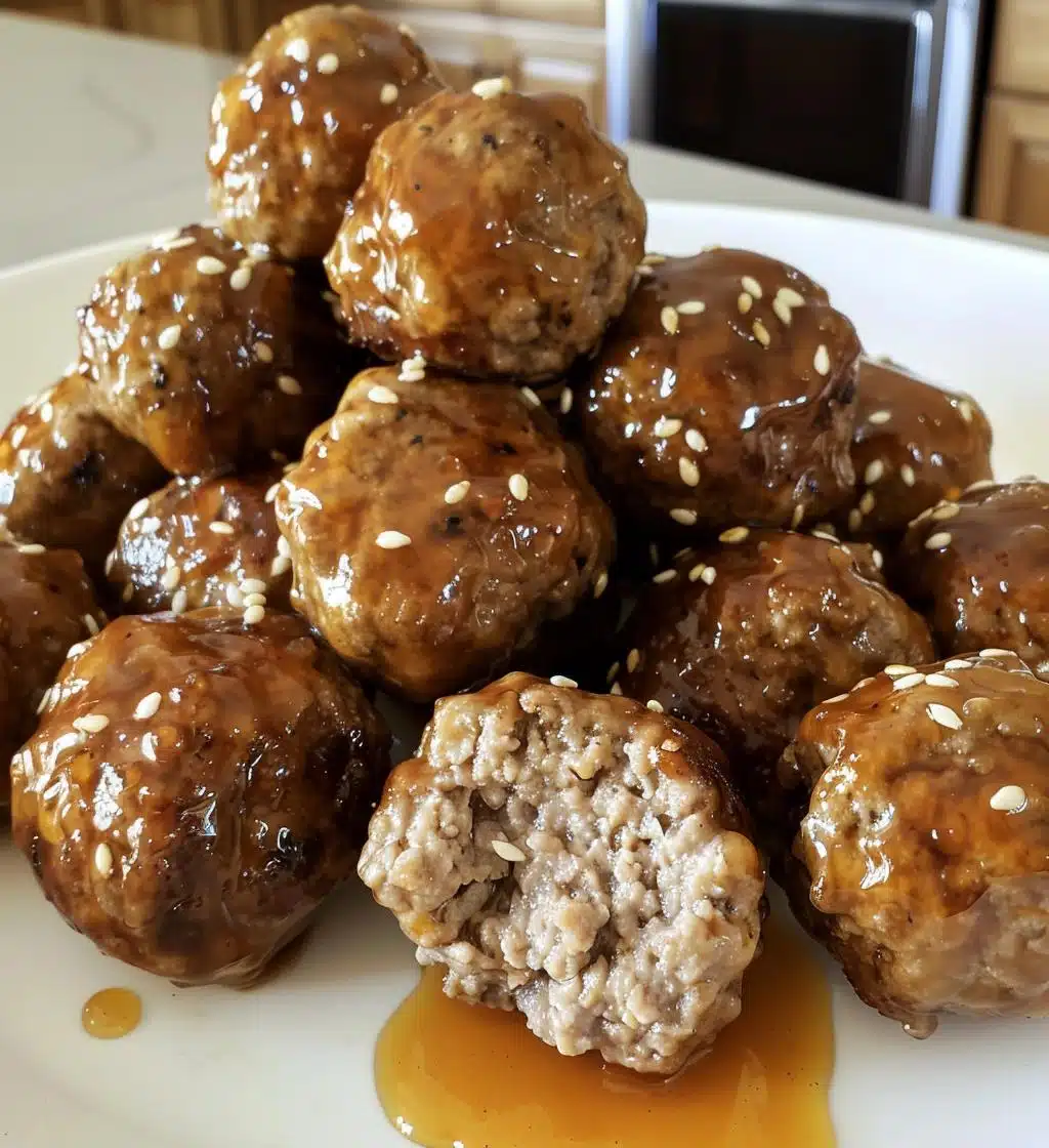 Honey Garlic Meatballs - detail 1