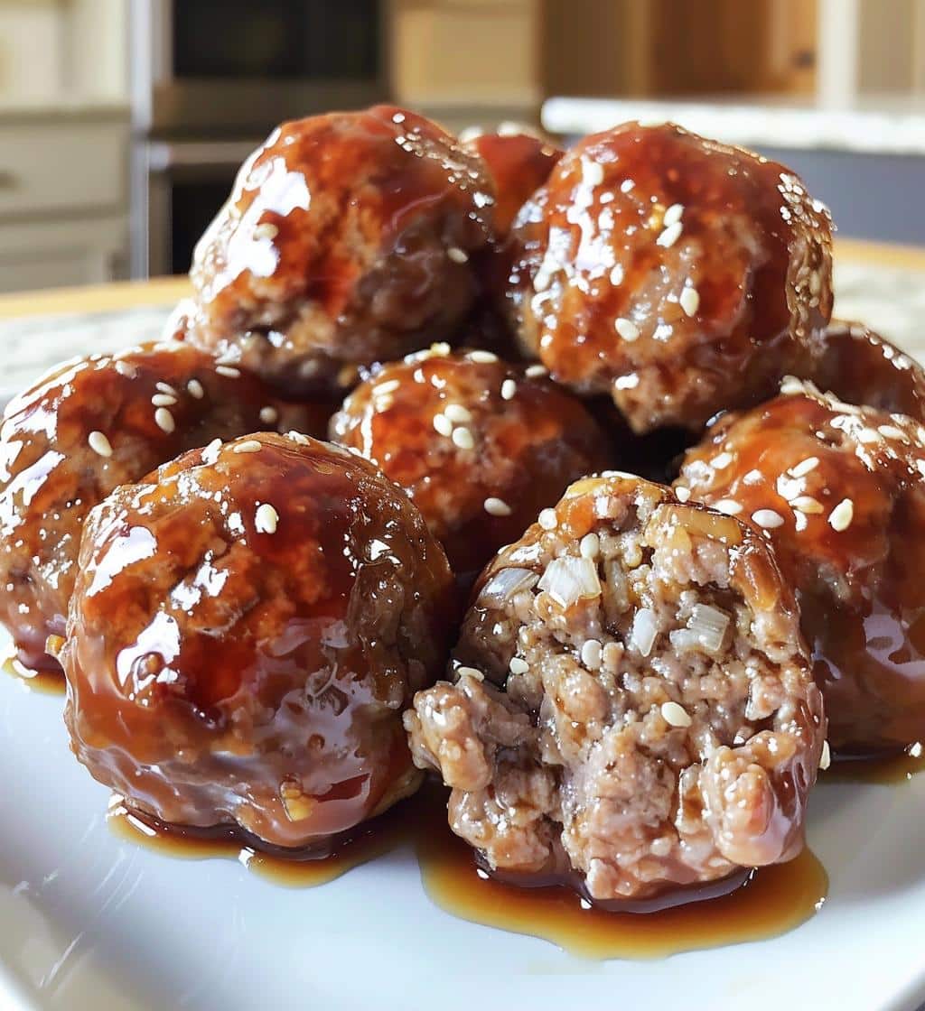 Honey Garlic Meatballs