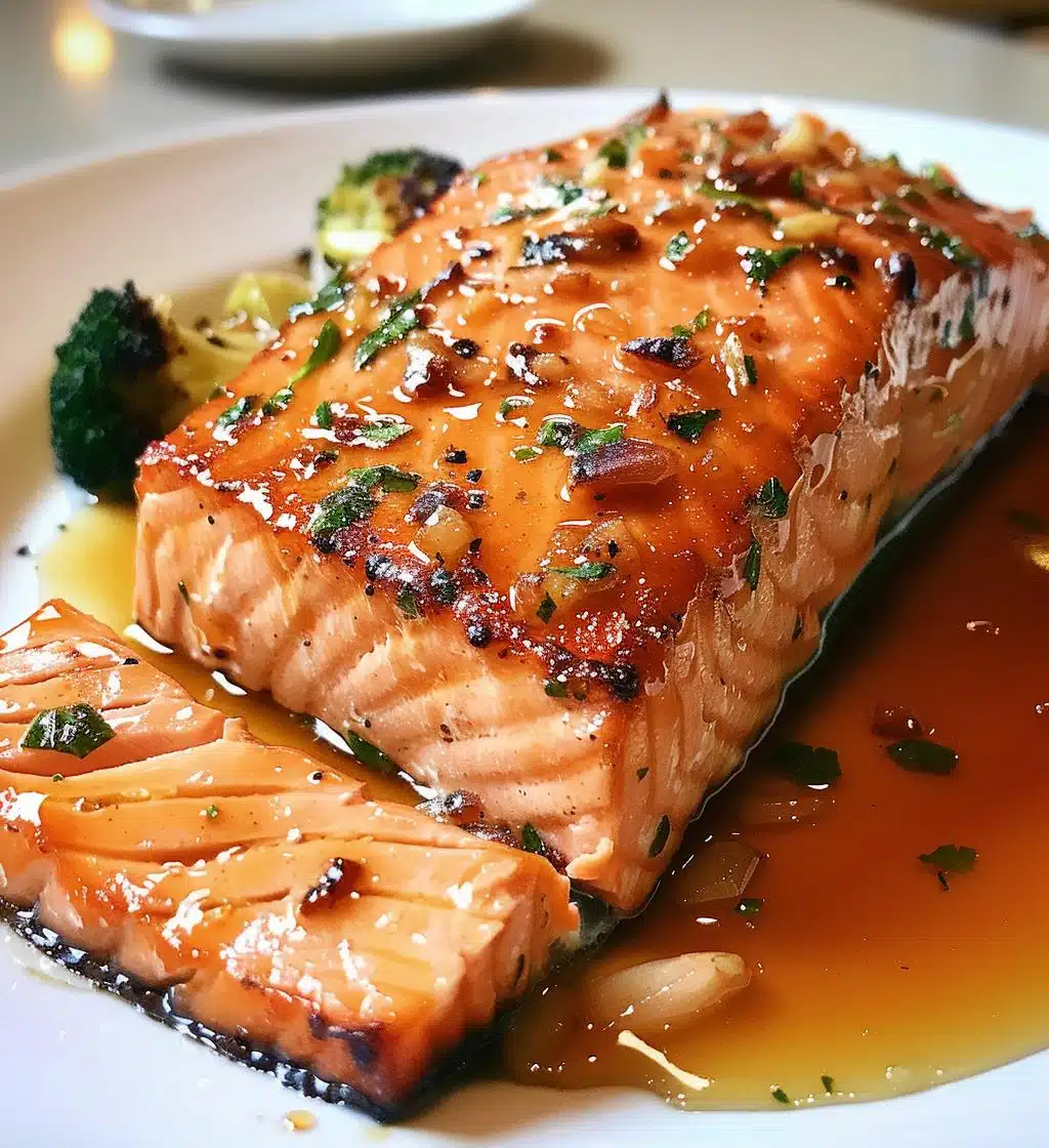 Honey Garlic Salmon - detail 1
