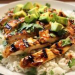 Honey Lime Chicken Avocado Rice
