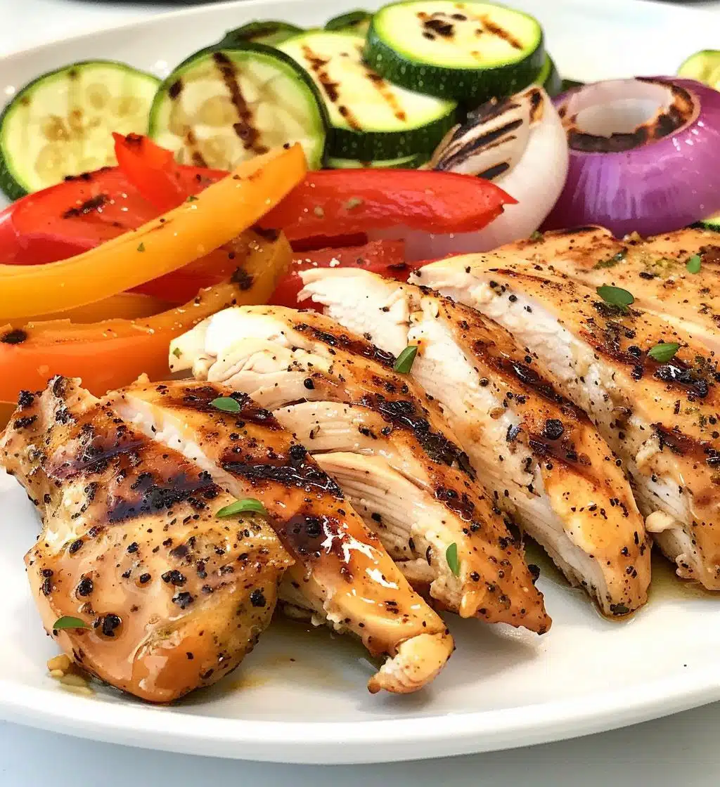Honey-Lime Grilled Chicken with Veggies - detail 1