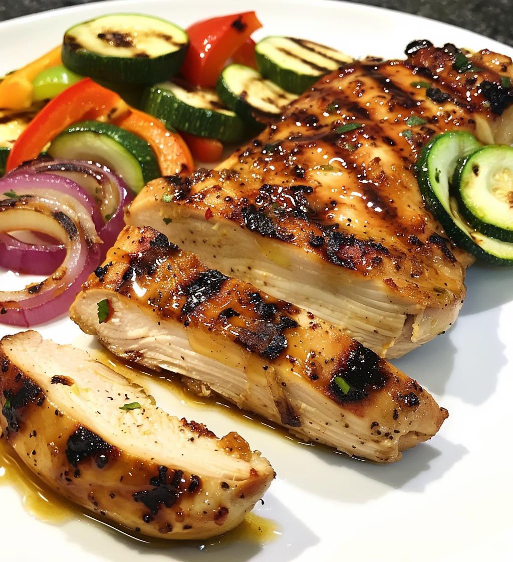 Honey-Lime Grilled Chicken with Veggies