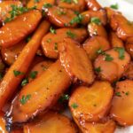 Honey glazed carrots