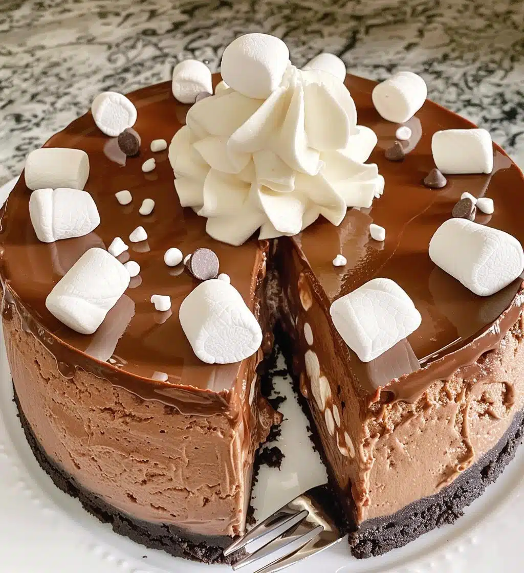 Hot Chocolate Cheesecake - detail 1