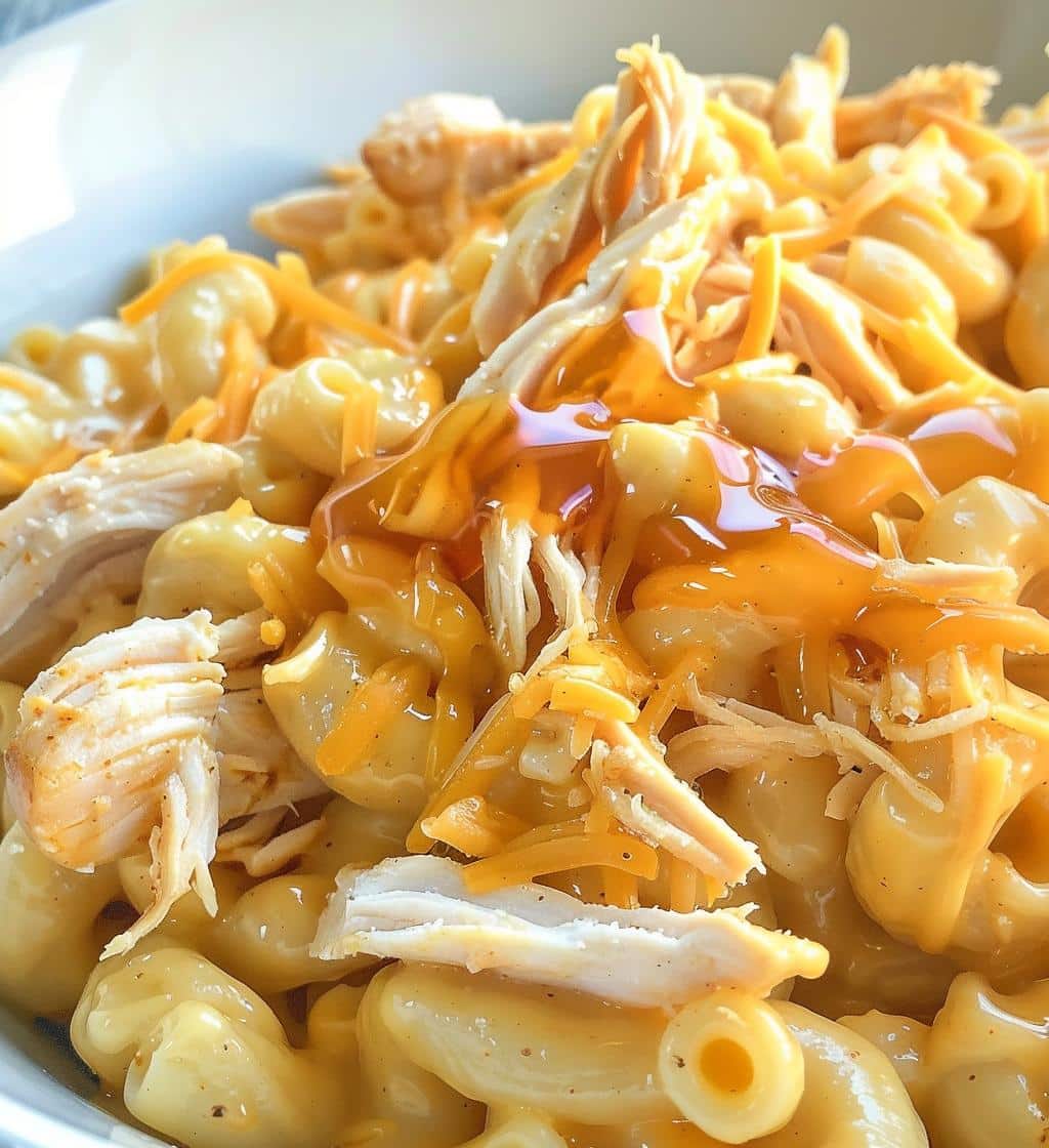 Hot Honey Chicken Mac and Cheese