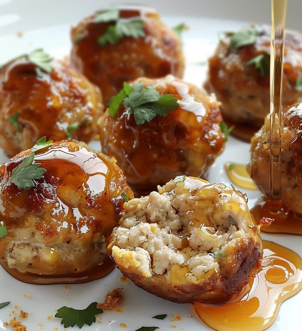 Hot Honey Chicken Meatballs