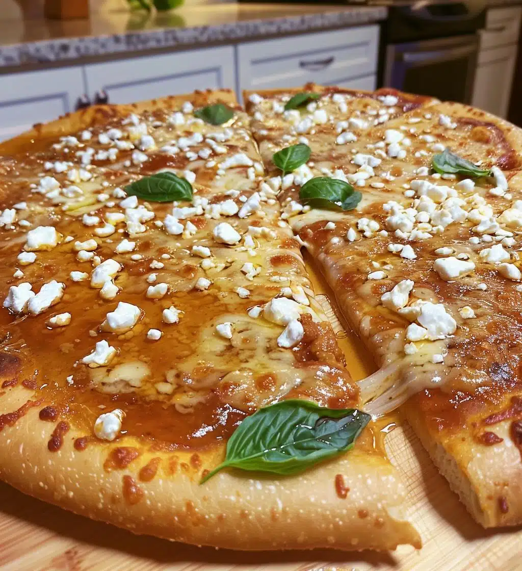 Hot Honey Feta Pizza - detail 1