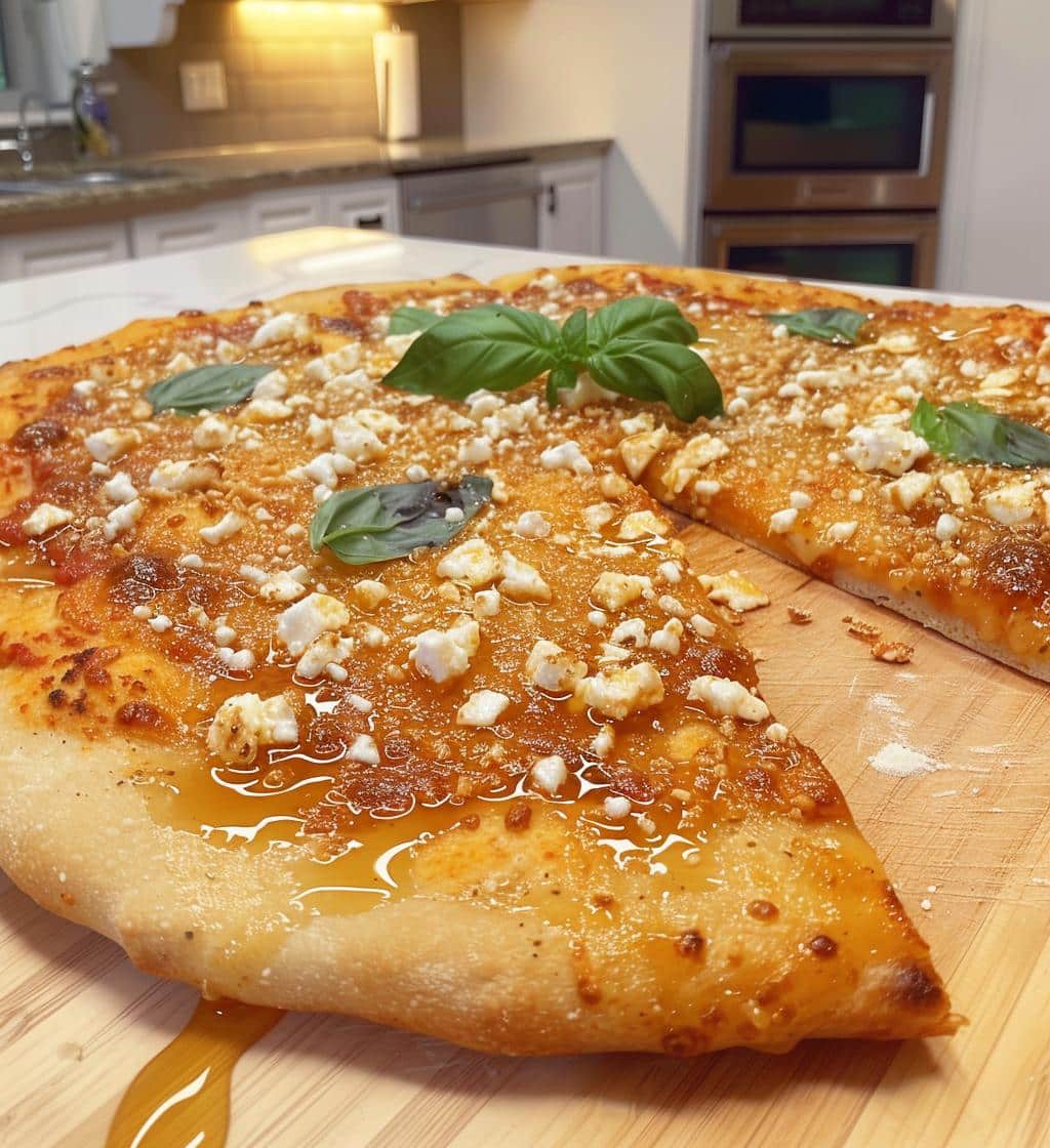 Hot Honey Feta Pizza