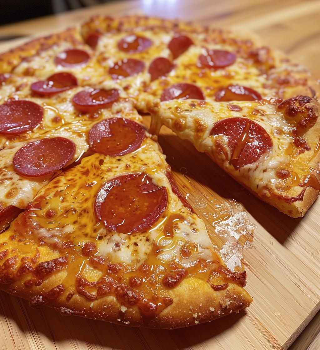 Hot Honey Pepperoni Pizza