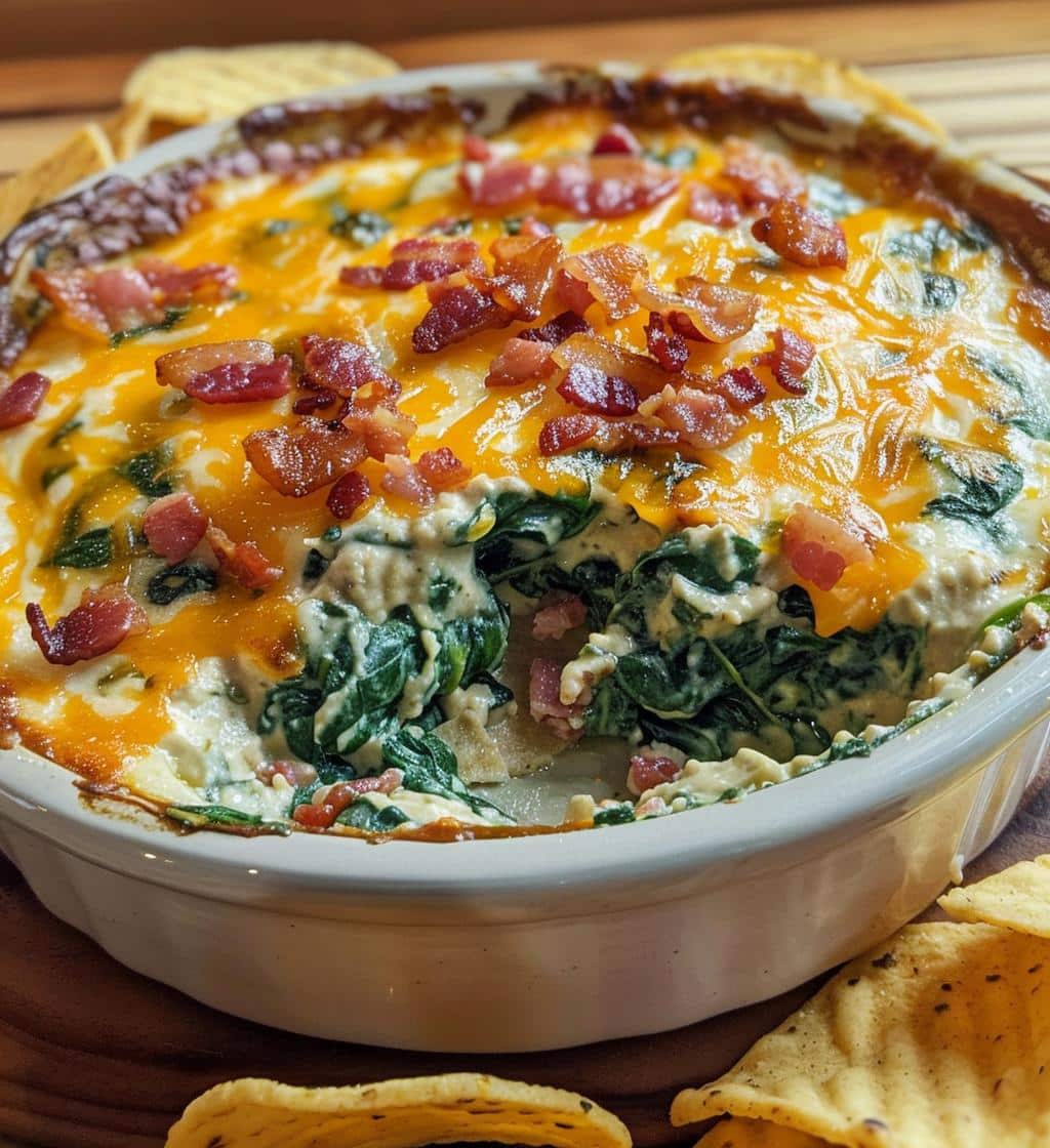 Hot Spinach Bacon Dip