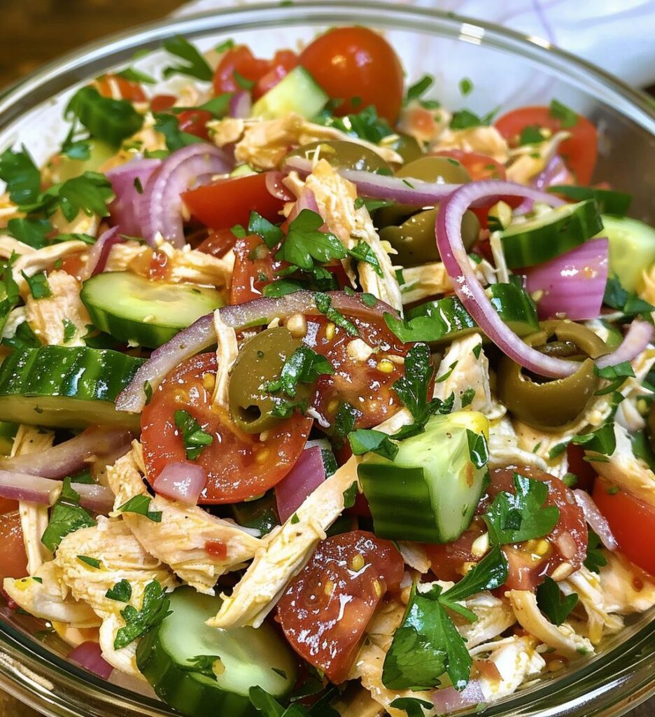 Italian Grinder Chicken Salad
