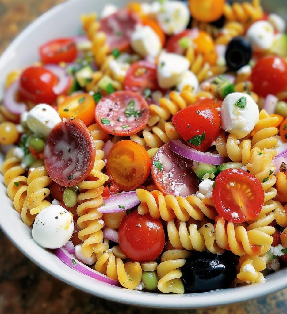 Italian Grinder Pasta Salad